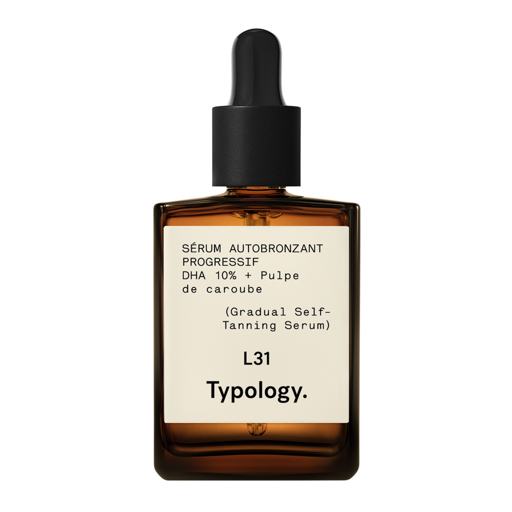 Gradual Self-Tanning Serum 10% Plant-Based DHA + Carob Pulp — Typology