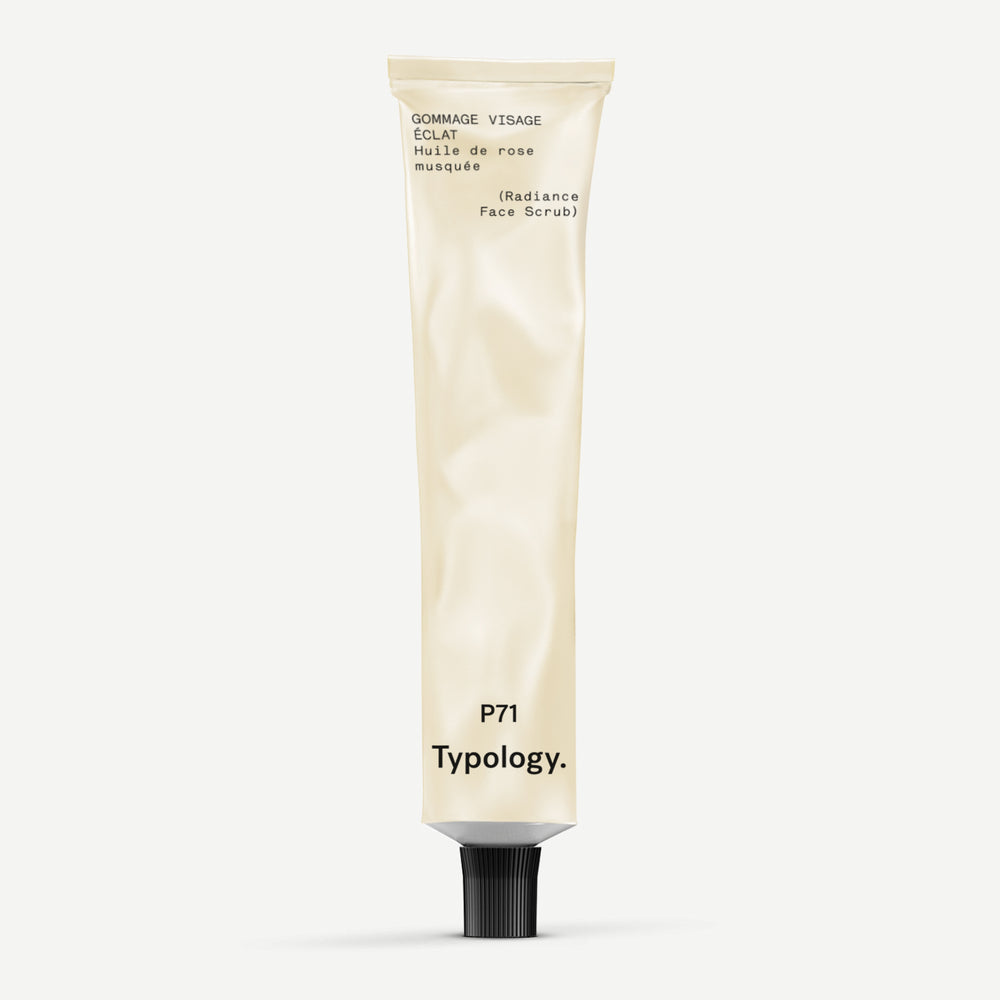 Radiance Face Scrub Rosehip Oil — Typology